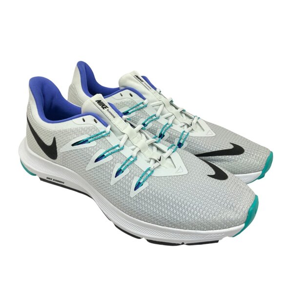 Nike Women’s Low-Cut Quest Athletic Sneakers AA7412-100 White/Multi Size 9M - Picture 1 of 8